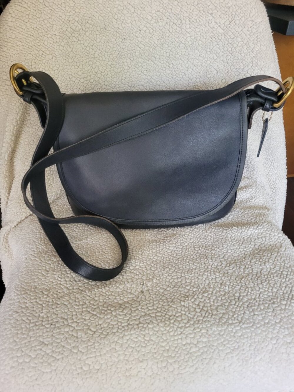 Vintage Coach Fletcher-Navy Blue